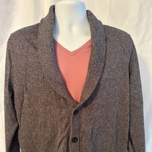 Banana Republic Gray Cotton Cardigan Men's Size Large